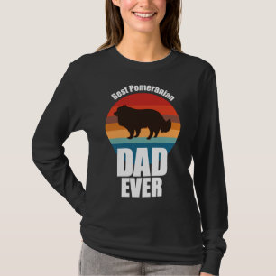 Pappa, den bästa pommern Pappa någonsin Far-dagen T Shirt