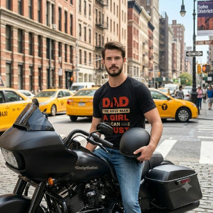 Pappa - Den enda man en tjej kan lita på T-shirt