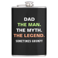 Pappa den man Myth Legend Grumpy Funny Quote