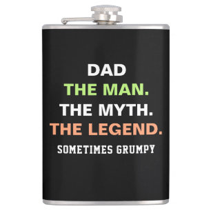 Pappa den man Myth Legend Grumpy Funny Quote Fickplunta
