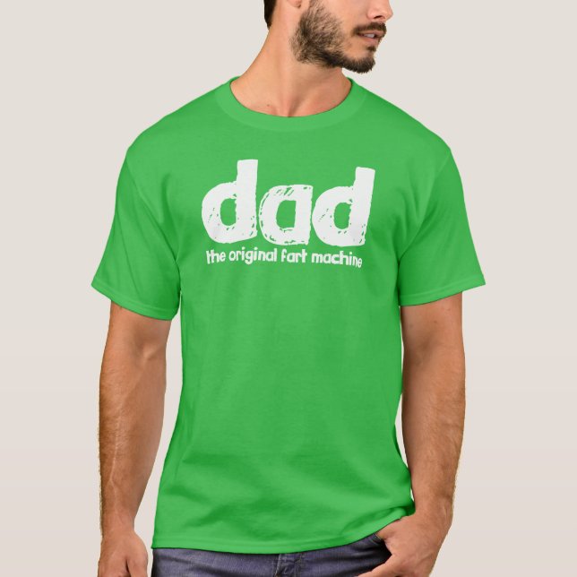 Pappa - den original- fismaskinen t shirt (Framsida)