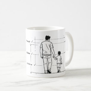 Pappa Den Ursprungliga Huvudplanen Rolig Pappahu Kaffemugg