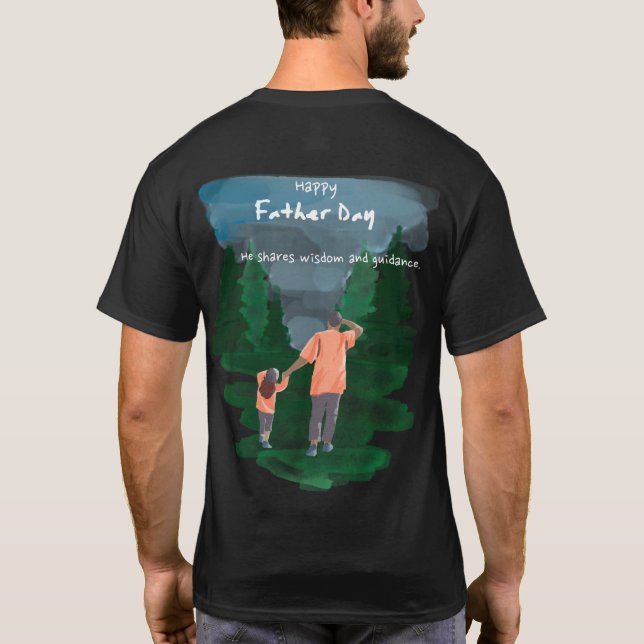 Pappa: Den ursprungliga influencersn T Shirt (Baksida)