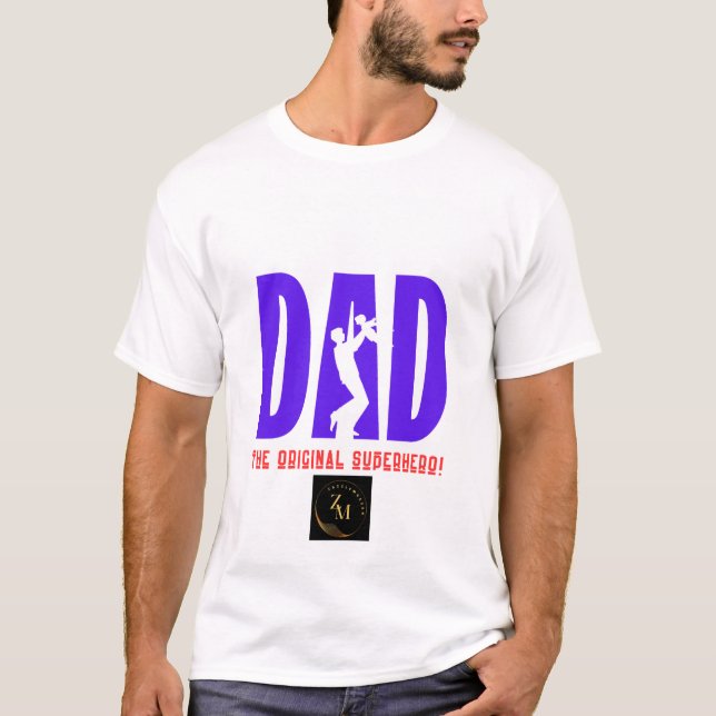 PAPPA den ursprungliga superhjälten T-shirt (Framsida)