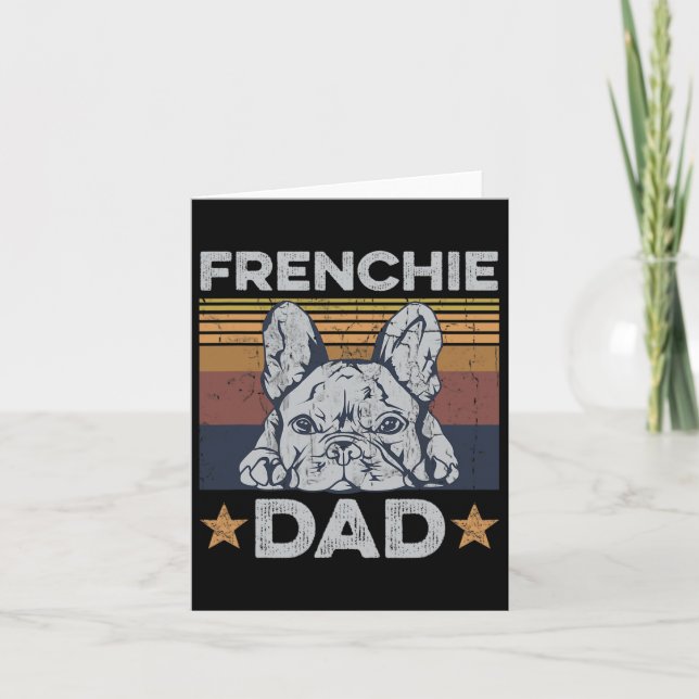Pappa-design för din franske Pappa Kort (Framsida)