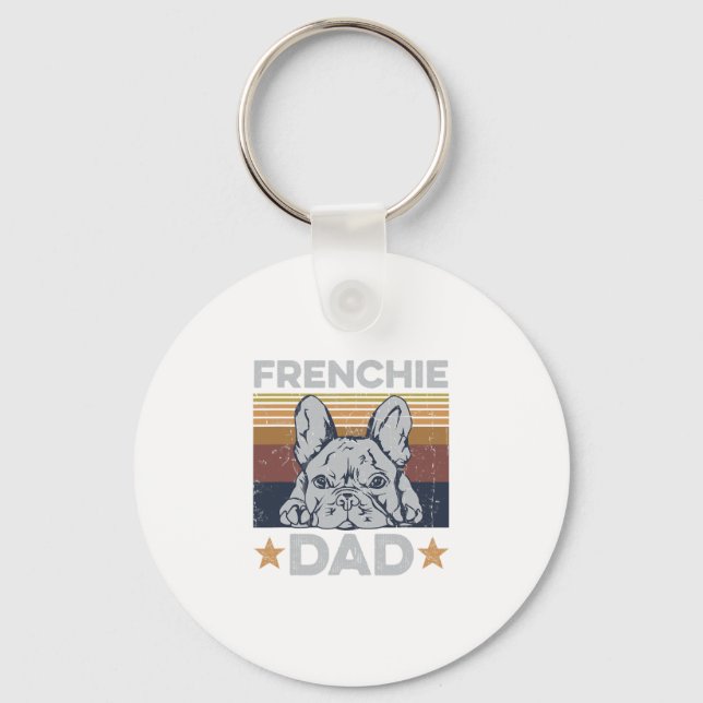 Pappa-design för din franske Pappa Nyckelring (Framsida)
