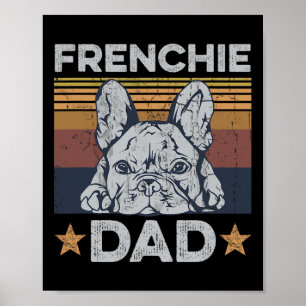 Pappa-design för din franske Pappa Poster