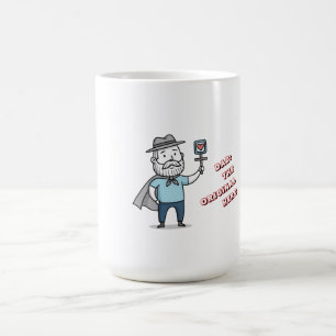 Pappa det ursprungliga Hero-Anpassadet Fars dag Kaffemugg