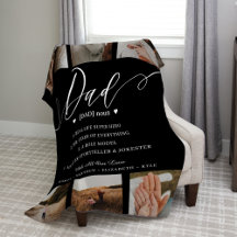 Pappa Dictionary Definition Photo Collage Black