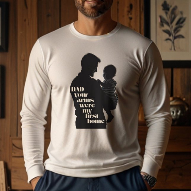 Pappa, din Arm var mitt första hem | Manar T Shirt (Skapare uppladdad)