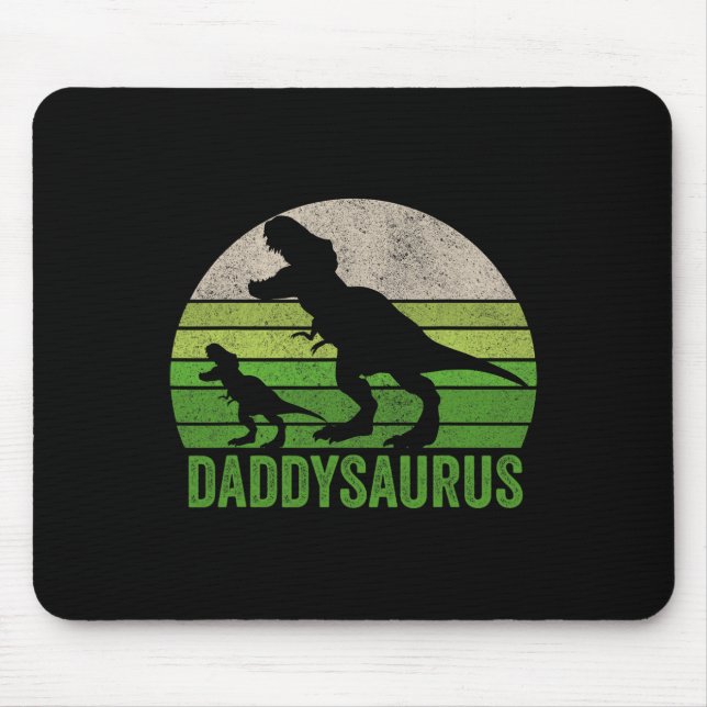 Pappa Dinosaur pappa Funny Fars dag Gift Musmatta (Framsidan)