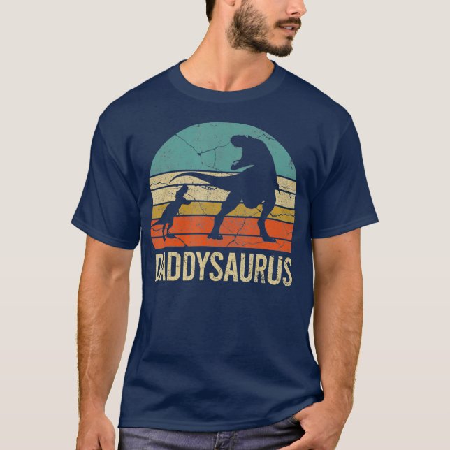 Pappa Dinosaur Tee Funny Pappa Daddysaurus unge (Framsida)