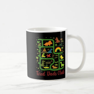 Pappa Dinosaurie Dino Land Karta Trötta Pappors Kl Kaffemugg