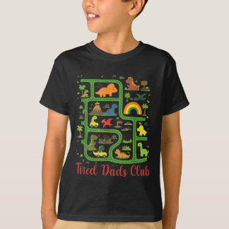 Pappa Dinosaurie Dino Land Karta Trötta Pappors Kl T Shirt
