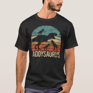 Pappa Dinosaurie Pappasaurus 3 Tre Jul T Shirt