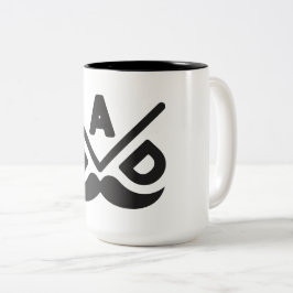 Pappa: Djärv minimalism Två-Tonad Mugg