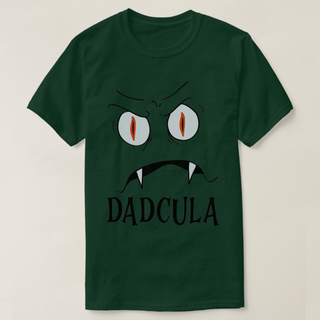 Pappa Dracula Monster Costume Funny Pappa Hallowee T Shirt (Design framsida)