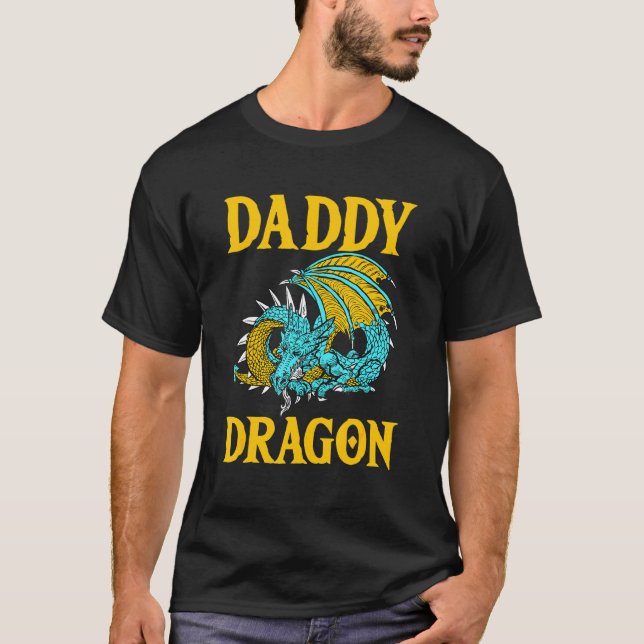 Pappa Dragon Mythical Fars dag Pappa Legendary Cr T Shirt (Framsida)