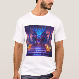 Pappa drakons skalle. t shirt