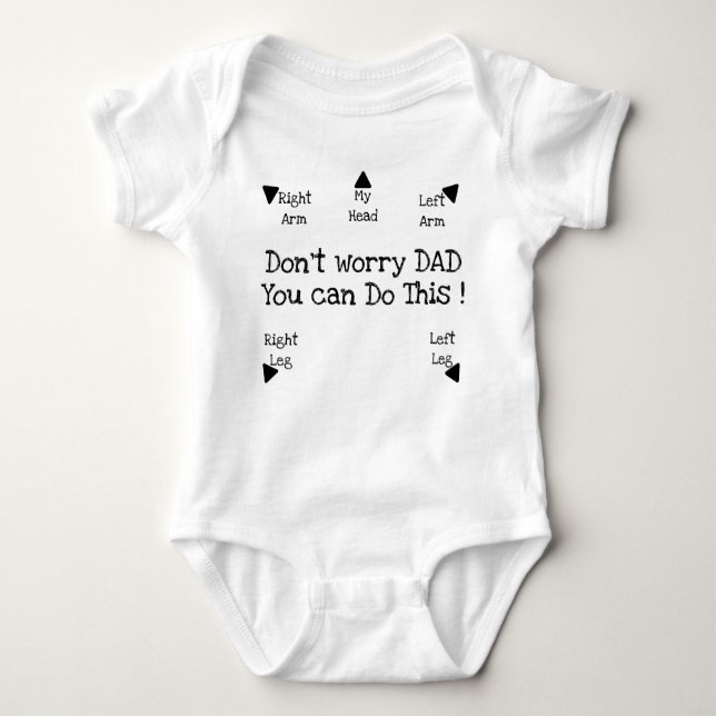 Pappa Dresser's Guide: New Dads Funny T Shirt (Framsida)