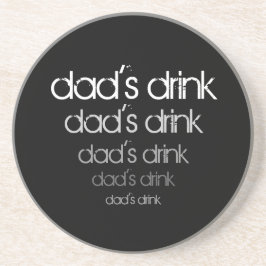 Pappa drinkkustfartyg - skuggar av grått - underlägg sandsten