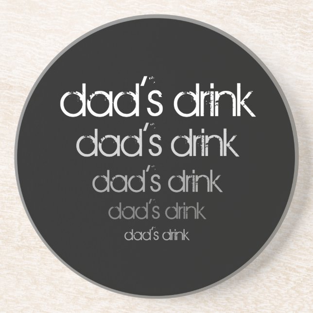 Pappa drinkkustfartyg - skuggar av grått - underlägg sandsten (Framsidan)