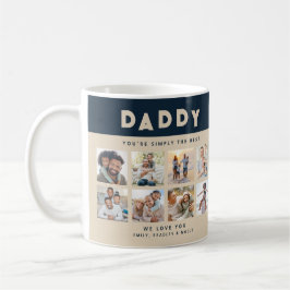 Pappa, du är bara den bästa fotokollagen kaffemugg