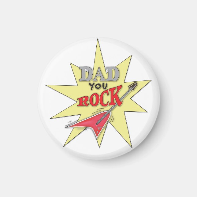 Pappa du är bäst  Nyckelring Magnet (Framsidan)