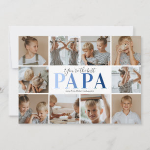 Pappa Du Är Det Bästa Fotot Julkort