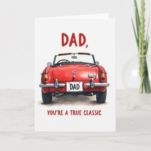 Pappa, du är en sann klassisk bil-kort kort