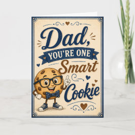 Pappa, du är en smart kakor-kort kort