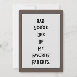 PAPPA, du är ett av mina favoritföräldralösa kort