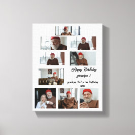 Pappa Du är födelsedagslätten Canvastryck