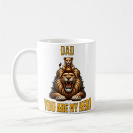 Pappa du är min Hero Kaffemugg