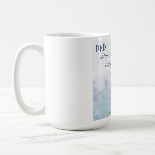Pappa, du är min hjälte kaffemugg (Vänster)