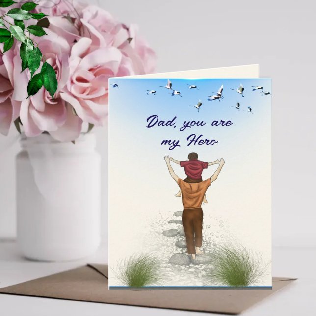 Pappa, Du är min Hjälte Kort (Skapare uppladdad)