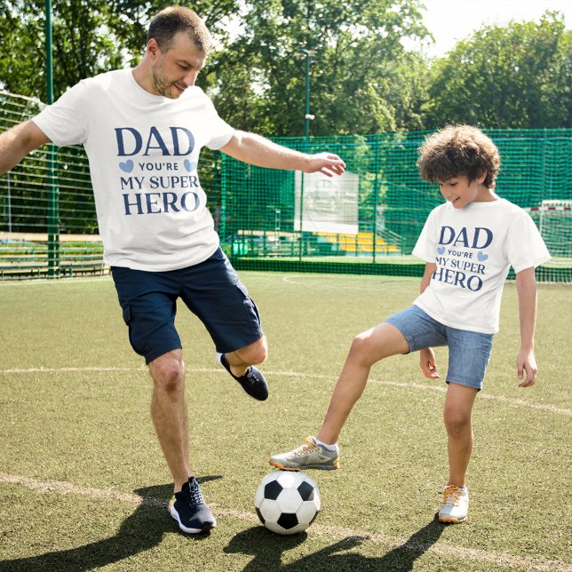 Pappa Du är min superhjälte Begränsad Edition Fars T Shirt (Skapare uppladdad)