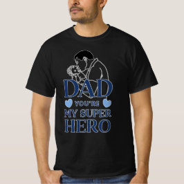 Pappa, du är min superhjälte t shirt