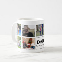 Pappa, du är min värld anpassad fotokollage