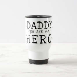 Pappa du är vår Hero Typography Far's Day Resemugg