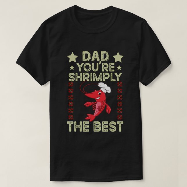 Pappa, du är verkligen den bästa! - Funny Far Day T Shirt (Design framsida)