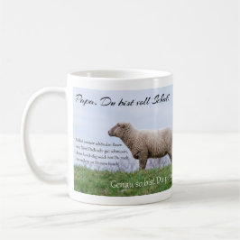 Pappa, Du bist voll Schaf! Kaffemugg