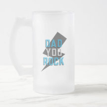 Pappa Du Sten Frostat Glas Mugg