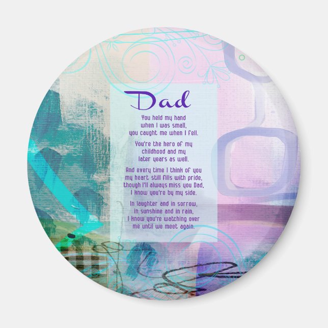 Pappa, du stod bredvid mig - sympati magnet (Framsidan)