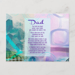 Pappa, du stod bredvid mig - Sympati Vykort