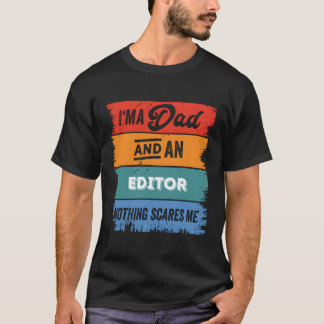 Pappa Editor Proud Pappa Legend T Shirt