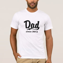 Pappa efter år skräddarsy t-skjorta fars dag t shirt
