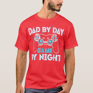 Pappa efter dagspelsspelare efter kvällsvideospel t shirt