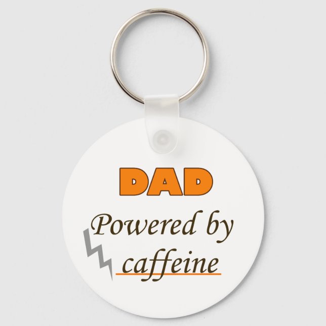 Pappa efter koffein nyckelring (Framsida)