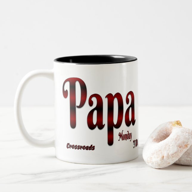 Pappa Elegua Två-Tonad Mugg (Med munk)
